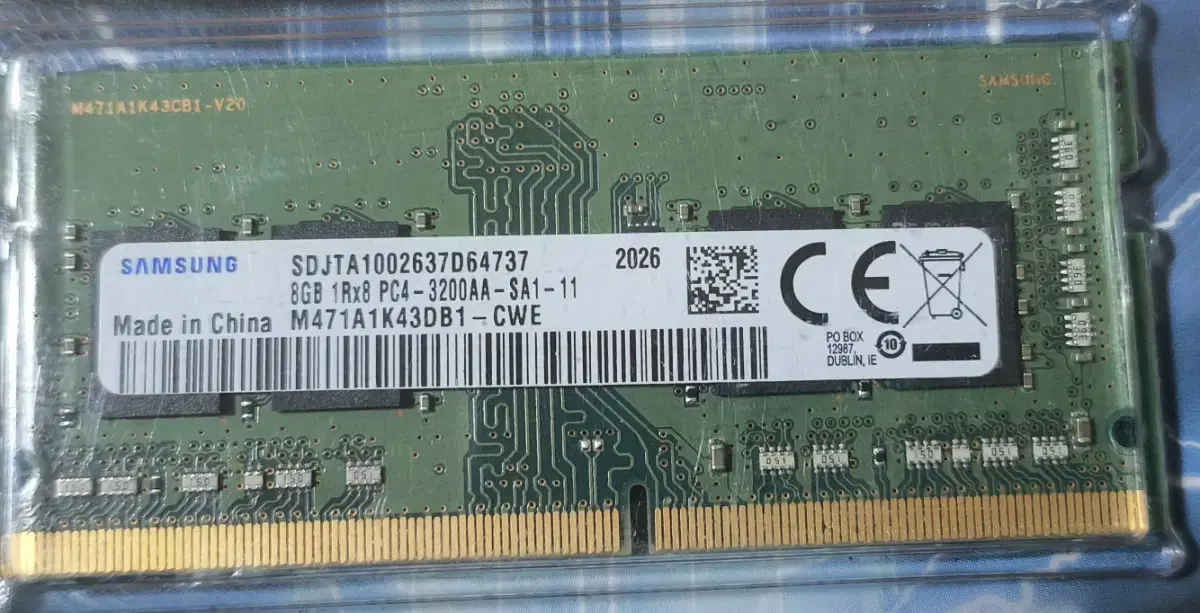 노트북 DDR4 16GB Dual Channel 8Gbx2